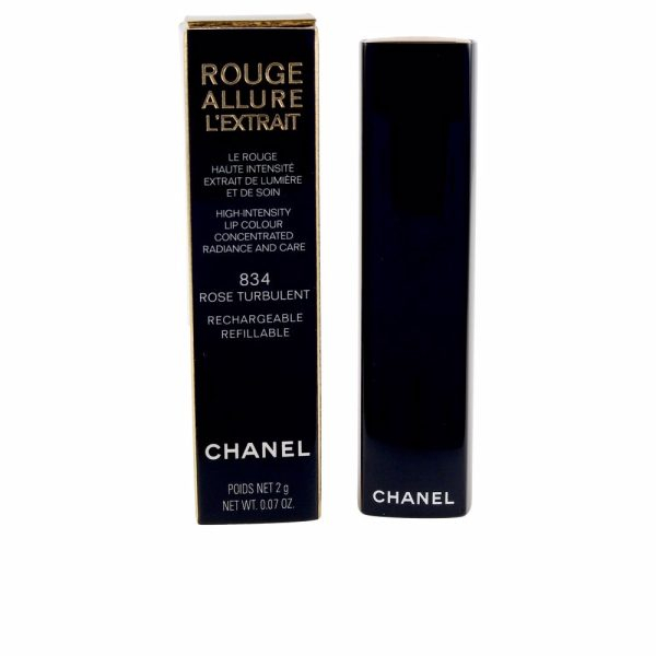 CHANEL ROUGE ALLURE L'EXTRAIT lipstick #rose turbulent-834