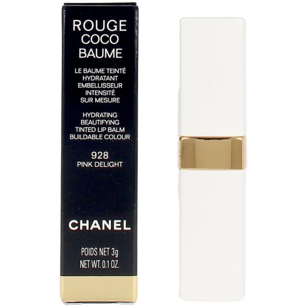 CHANEL ROUGE COCO BAUME hydrating conditioning lip balm #928-pink delight 3,5 gr