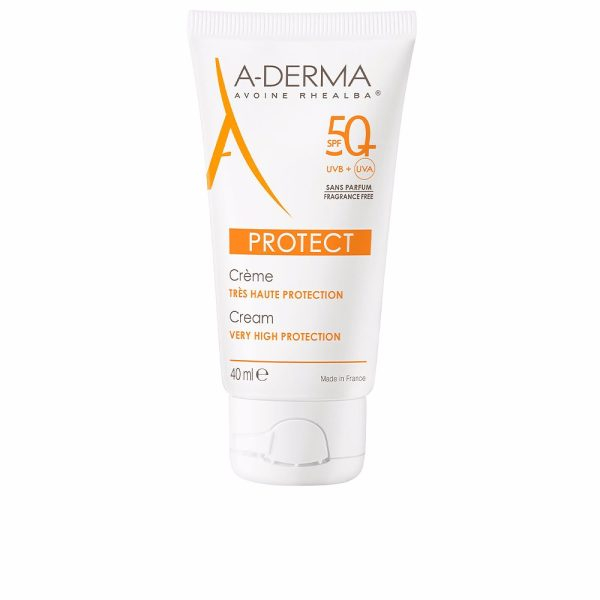 A-DERMA PROTECT cream solar SPF50+ sin perfume 40 ml