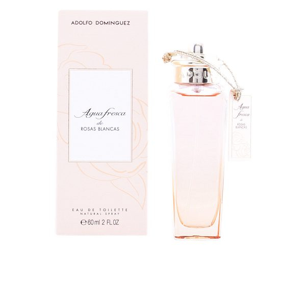 ADOLFO DOMINGUEZ EAU FRAÎCHE DE ROSAS BLANCAS eau de toilette vaporisateur 60 ml