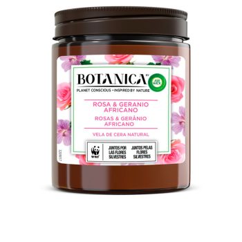 AIR-WICK BOUGIE BOTANICA rose & géranium 205 gr