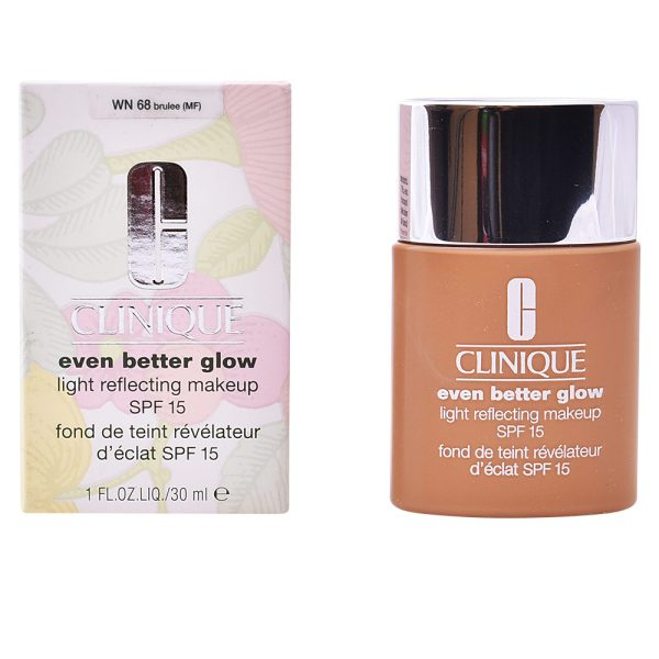 CLINIQUE EVEN BETTER GLOW light reflecting makeup SPF15 #brule