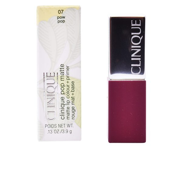 CLINIQUE POP matte lip color + primer #07-pow pop