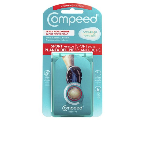 COMPEED AMPOLLAS sport planta pie 5 u