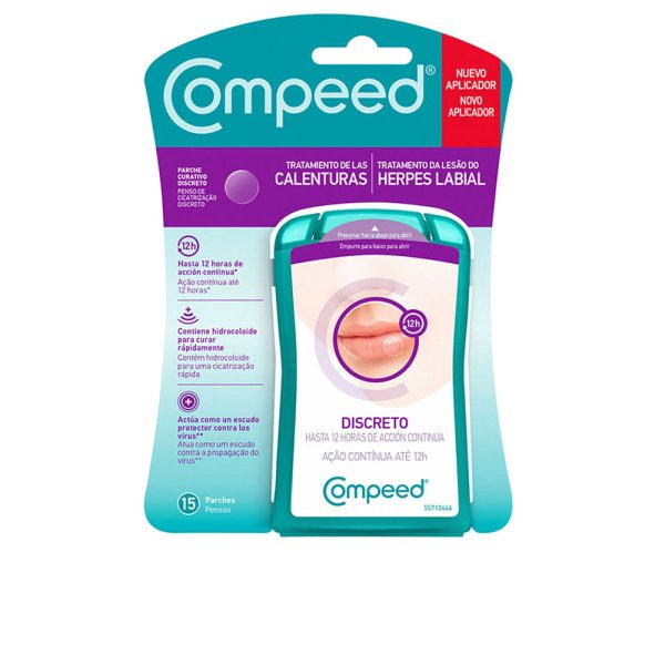 COMPEED SORES-HERPES LIPSTICKS invisible patches x 15 u