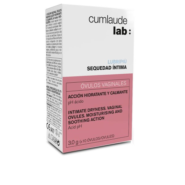 CUMLAUDE LAB LUBRIPIU sequedad ?ntima ?vulos vaginales 10 x 3 gr