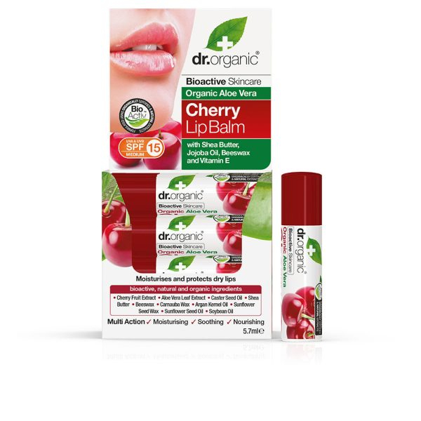 DR. ORGANIC ALOE VERA AND CEREZA lip balm 5,7 gr