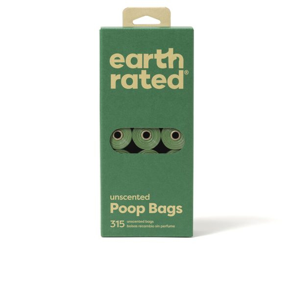 EARTH RATED ROLLOS BOLSA mascota recambio #sin perfume 21 x 15 u