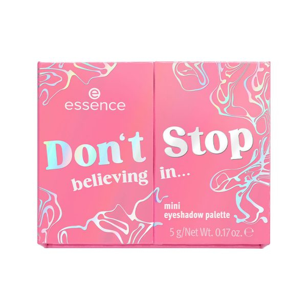 ESSENCE DON'T STOP believing in minipaleta de sombras de eyes #multi-color