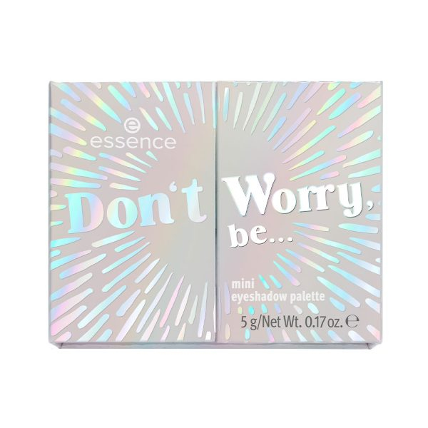 ESSENCE DON'T WORRY, BE minipaleta de sombras de eyes #multi-color