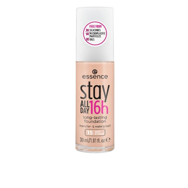 ESSENCE Base de make-up de larga duraci?n estancia TODO EL D?A 16h 15 30 ML