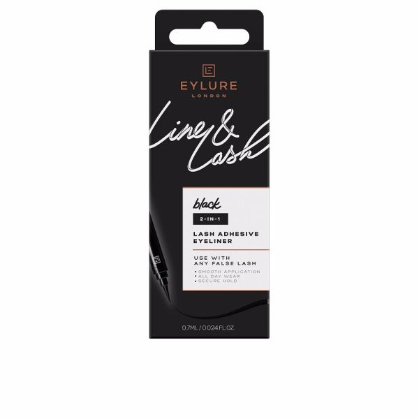 EYLURE LINE & LASH 2-in-1 lash adhesive eyeliner #black noir 0,7 ml