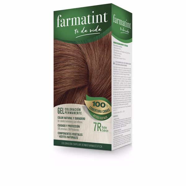 FARMATINT FARMATINT GEL dry  permanent color #7r-blonde cobrizo 5 u