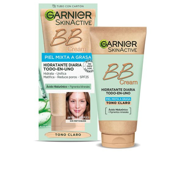 GARNIER SKINACTIVE BB CREAM piel mixta a grasa SPF25 #light