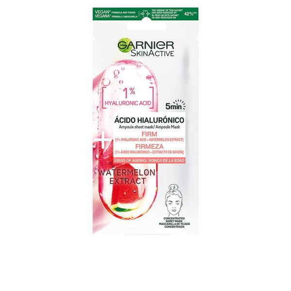 GARNIER SKINACTIVE mask hyaluronic acid + extract de watermelon 1 u