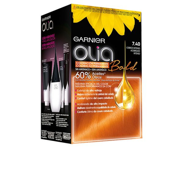 GARNIER OLIA dry  permanent color #7,40-cobrizo intenso