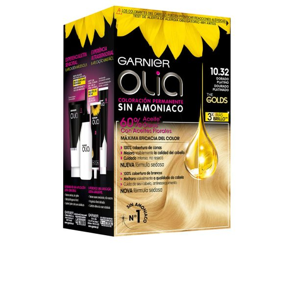 GARNIER OLIA dry  permanent color #10,32-dorado platino 54 ml