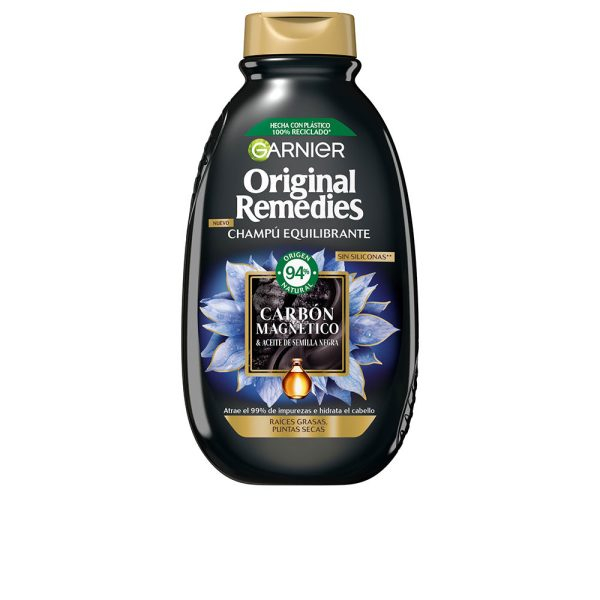 GARNIER ORIGINAL REMEDIES magnetic charcoal shampoo 300 ml