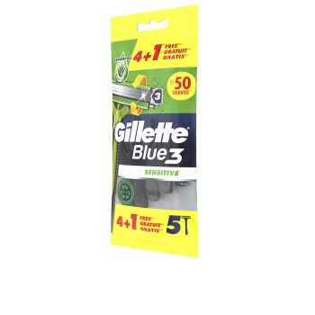 GILLETTE BLUE 3 SENSITIVE disposable razor blade 5 u
