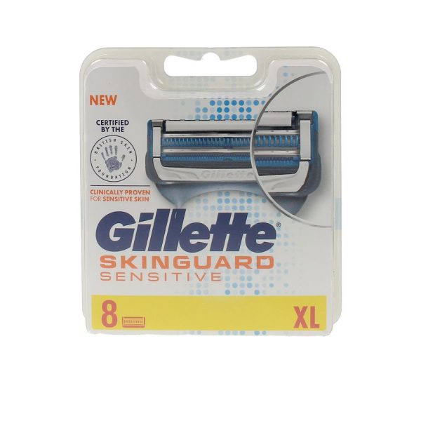 GILLETTE SKINGUARD SENSITIVE cargador 8 recambios