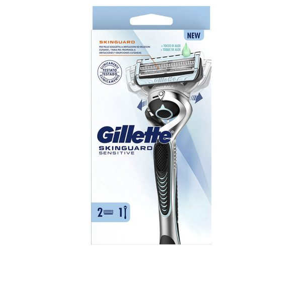 GILLETTE SKINGUARD SENSITIVE machine + 2 spare parts