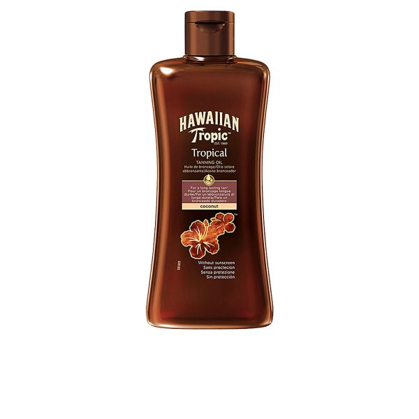 HAWAIIAN TROPIC COCONUT tropical tanning oil SPF0 200 ml