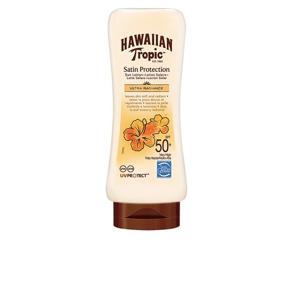 HAWAIIAN TROPIC SATIN ultra radiance sun lotion SPF50+ 180 ml