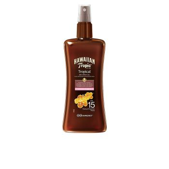 HAWAIIAN TROPIC KOOKOS & GUAVA kuivaöljy SPF15 spray 200 ml