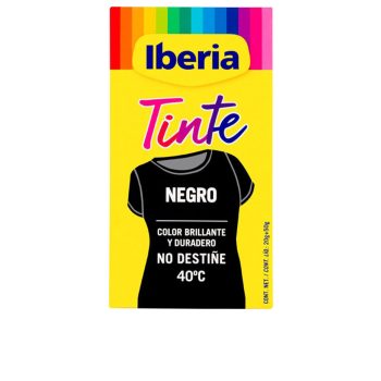 IBERIA IBERIA CLOTHING DYE colorfast 40? #black 70 gr IBERIA IBERIA CLOTHING DYE colorfast 40? #black 70 gr