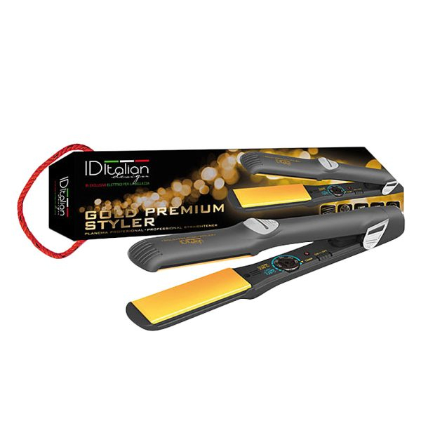 ID ITALIAN GOLD PREMIUN STYLER plancha pelo 1 u