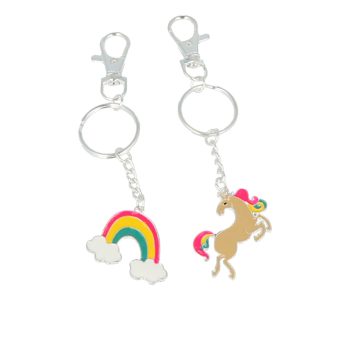 INCA LLAVEROS UNICORNIO-ARCOIRIS BFF ensemble 2 pièces