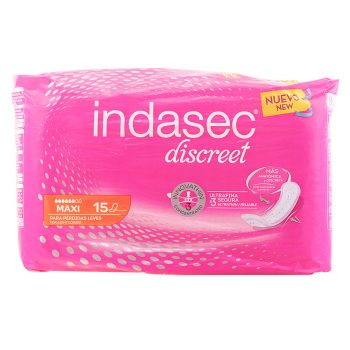 INDASEC DISCREET compresa incontinenza maxi 15 u INDASEC DISCREET compresa incontinenza maxi 15 u