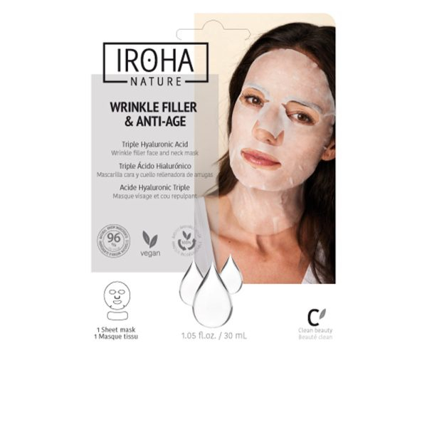 IROHA WRINKLE FILLER & ANTI-AGE wrinkle filler face & neck mask 30 ml