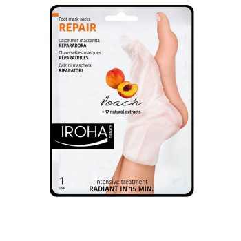 IROHA PEACH masque pour les pieds chaussettes réparatrices 2 u