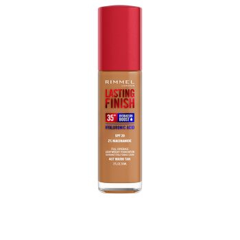 RIMMEL LONDON LASTING FINISH hidratacijos stiprinimas SPF20 #407-šiltas įdegis 30 ml