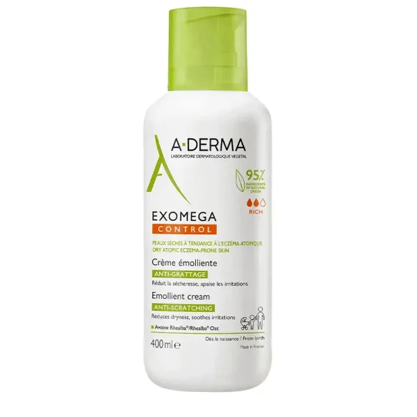 A-DERMA EXOMEGA CONTROL emollient cream 400 ml