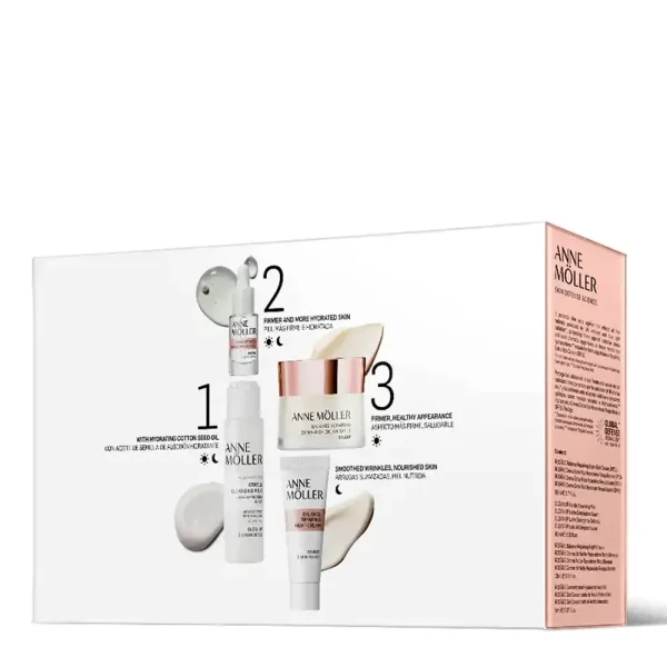 ANNE MÖLLER ROSÂGE BALANCE EXTRA-RICH REPAIRING CREAM SPF15 set 4 pcs