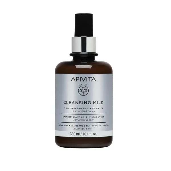 APIVITA CLEANSING MILK with honey and orange 300 ml