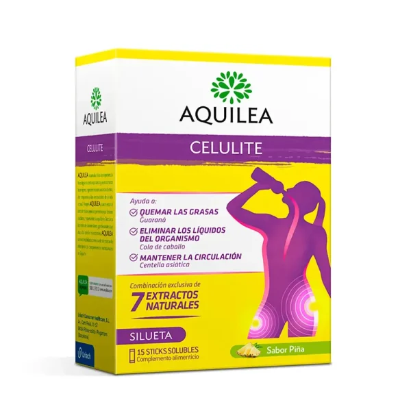 AQUILEA Celulina Treatment for Cellulite 15 Drinkable Sticks of 10 ml