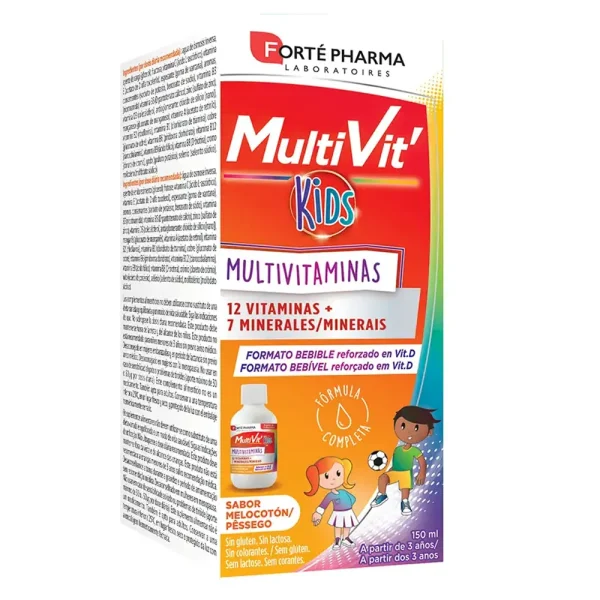 FORTÉ PHARMA MULTIVIT KIDS drinkable #peach 150 ml