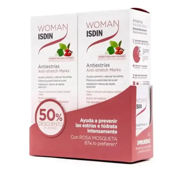 ISDIN WOMAN anti-stretch mark cream duo 2 x 250 ml