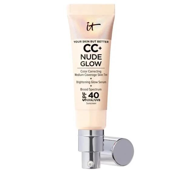IT COSMETICS CC+ NUDE GLOW leichte Foundation + Glow Serum SPF40 #fair