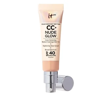 IT COSMETICS CC+ NUDE GLOW leichte Foundation + Glow Serum SPF40 #neutral medium