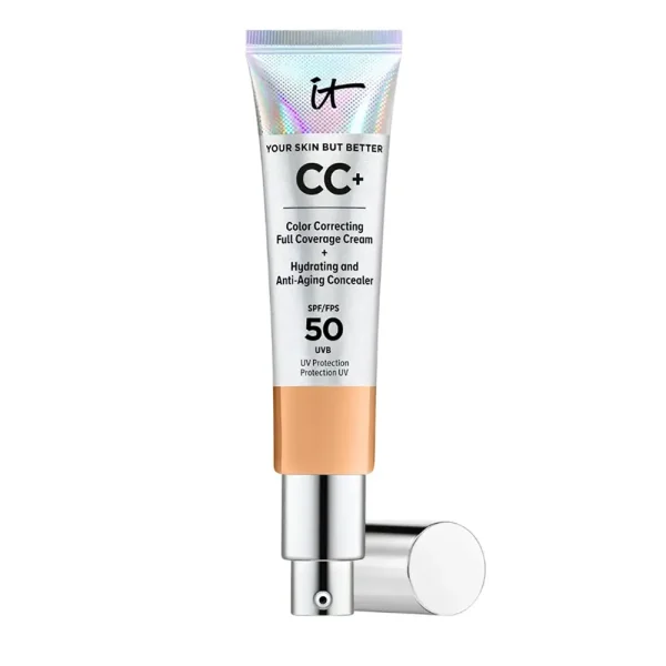 IT COSMETICS YOUR SKIN BUT BETTER CC+ cream foundation SPF50+ #neutral tan