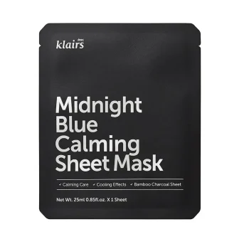 KLAIRS MIDNIGHT BLUE mascarilla calmante en hoja 25 ml