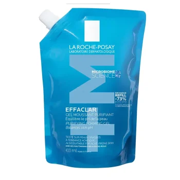 LA ROCHE POSAY EFFACLAR Recambio de gel espumoso purificante 400 ml