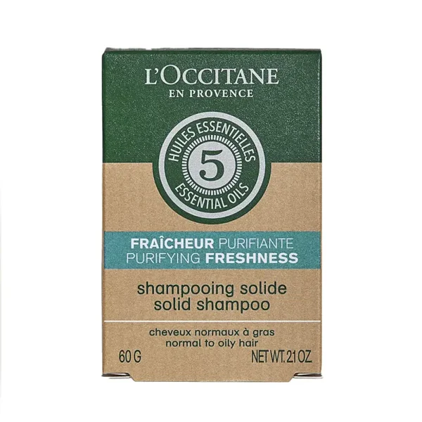 L'OCCITANE EN PROVENCE AROMACOLOGA revitalizing freshness solid shampoo 60 gr