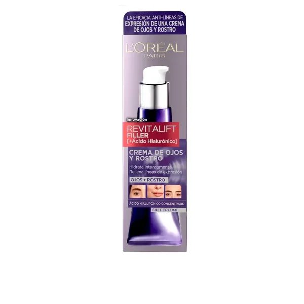 L'ORÉAL PARIS REVITALIFT FILLER hyaluronic acid eye cream 30 ml