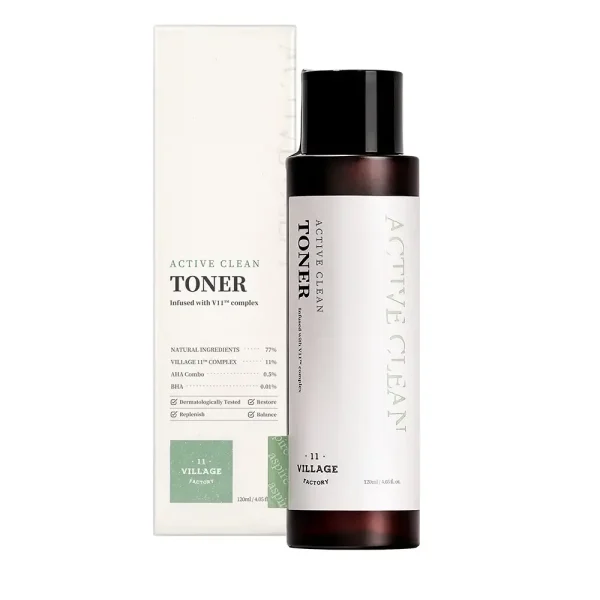 VILLAGE 11 ACTIVE CLEAN toner 120 ml