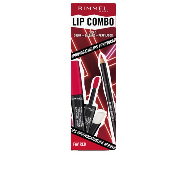 RIMMEL LONDON LIP COMBO FAV RED LOT 2 pcs